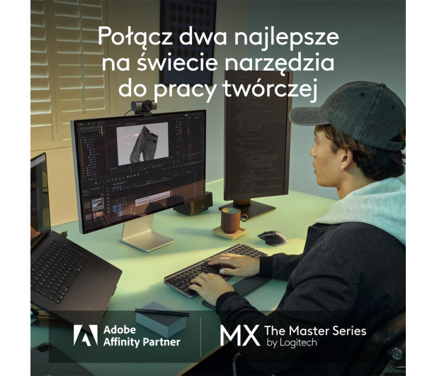 LOGITECH Klawiatura MX Keys S for Mac Space Grey US 920-011637 - 1261398 - zdjęcie 16